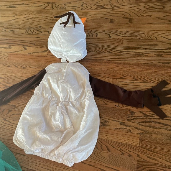 DISNEY FROZEN OLAF COSTUME - two piece halloween dress up costume 7/8T - Picture 6 of 8